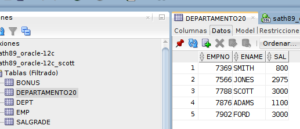 Crear una tabla a partir de una consulta en Oracle – SCyASIG