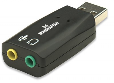 Adaptador de Audio USB MANHATTAN 150859 (Sobre pedido)