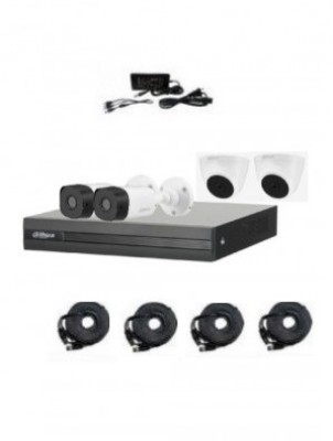 Kit DVR Dahua Technology DH-KIT/ XVR1B04/2-B1A21/2-T1A21