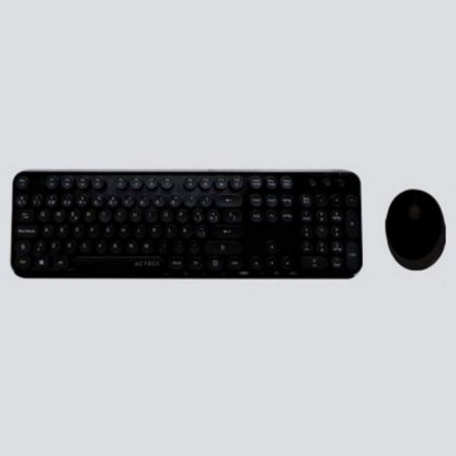 Kit Teclado y Mouse Inalámbrico ACTECK T520 Vintage