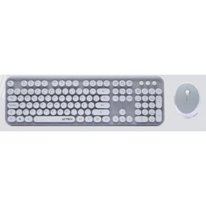 Kit Teclado y Mouse Inalámbrico ACTECK T520 Vintage