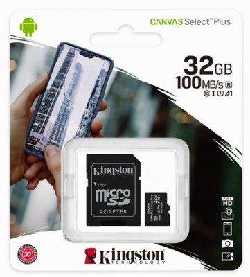 MICRO SD de 32 GB Kingston MEMKGT9785 (Sobre pedido)
