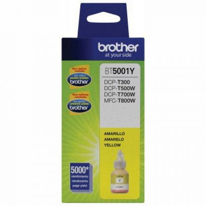 Botella Tinta Amarilla BROTHER BT5001Y