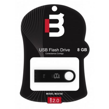 Memoria USB 8 GB Blackpcs MU2108PBL-8 (Sobre pedido)