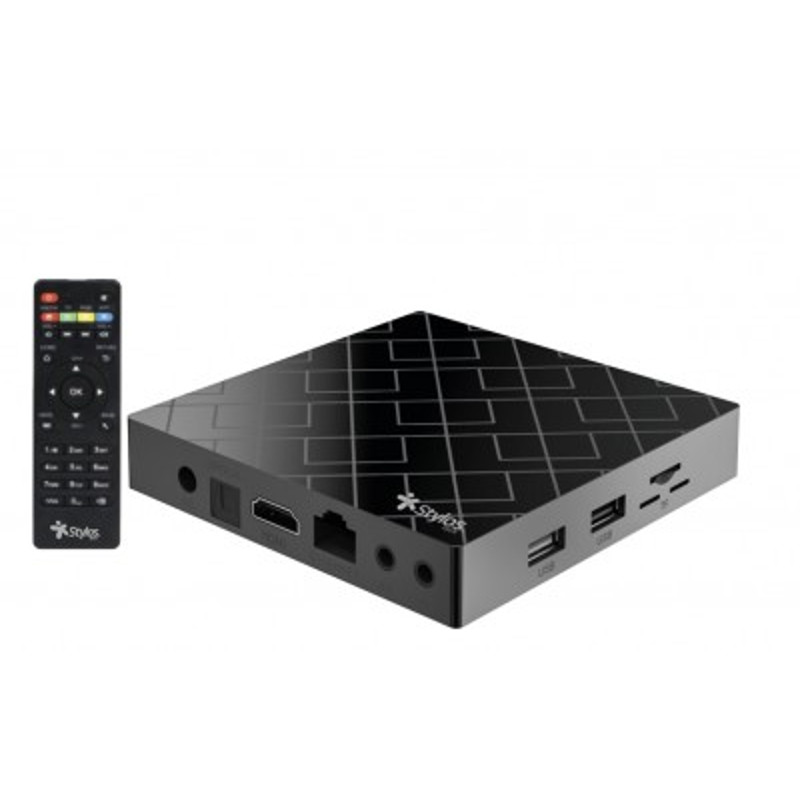 TV BOX 4K 1+8 Stylos STVTBX3B (Sobre pedido)