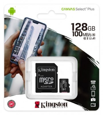 Tarjeta Micro SD de 128 GB Kingston