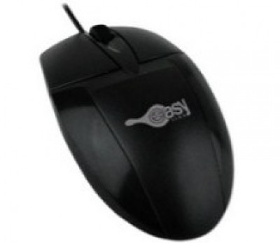 Mouse Easy Line, Negro, Óptico, 1200 DPI