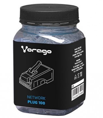 Plugs RJ-45 de Red VORAGO 100 piezas (Sobre pedido)
