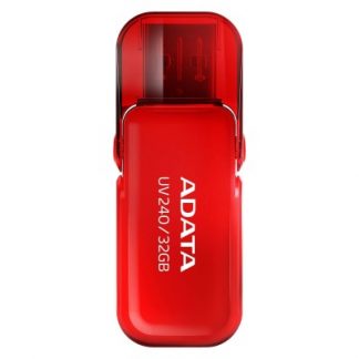 Memoria USB 2.0 de 32GB ADATA UV240, Rojo, 32 GB, USB 2.0 (Sobre pedido)