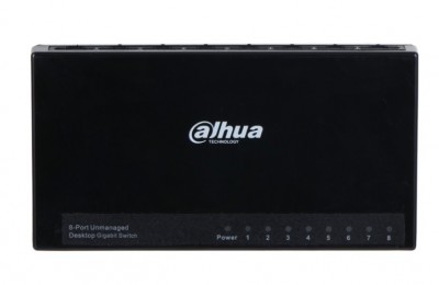 Switch para Escritorio 8 Puertos Gbit Dahua DH-PFS3008-8GT-L (Sobre pedido)