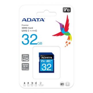 Memoria SD (SDHC) 32GB  ADATA PREMIER (Sobre pedido)