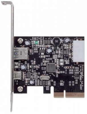 Tarjeta PCI Express USB-C 3.1 MANHATTAN 151757
