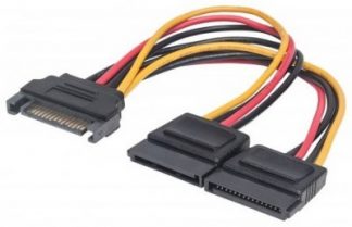 Cable Corriente Interiro HDD SATA MANHATTAN 354554 (Sobre pedido)