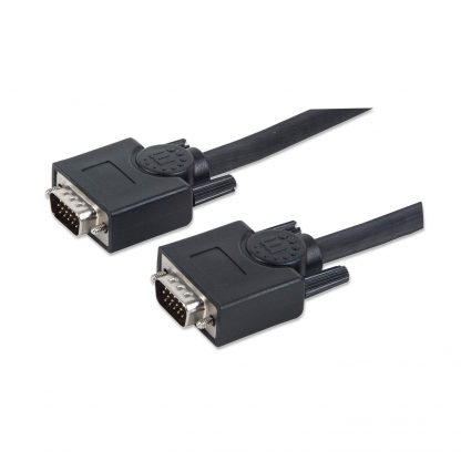 372978 Cable SVGA Macho-Macho de 7.5m; Completamente blindado para reducir la interferencia EMI para transmisiones de vídeo mejoradas.
