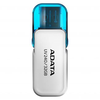 Memoria USB ADATA AUV240-32G-RWH, Blanco, 32 GB