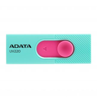 Memoria USB ADATA AUV220-32G-RGNPK, Turquesa/rosa, 32 GB, USB 2.0