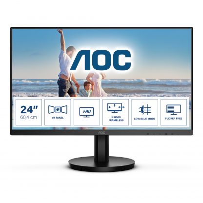 MONITOR AOC 24B3HM 250CD/M2 1920 X 1080 PIXELES 4MS NEGRO