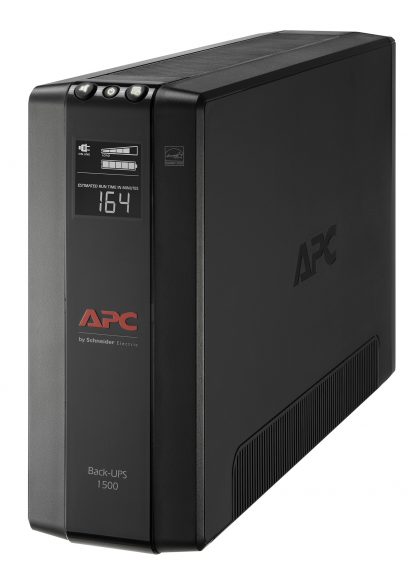No Break Capacidad 1500 VA, 900 W, 120 V con APC BX1500M-LM60, 1500 VA, 900 W, 16 h, Negro, Industrial y Oficina