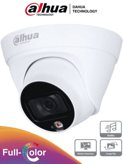 Cámara Domo IP Full Color 2mp IPC-HDW1239T1-A-LED-S5